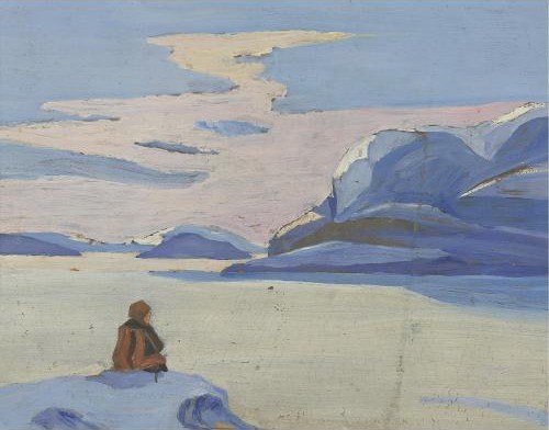 Waiting by Nicholas Roerich