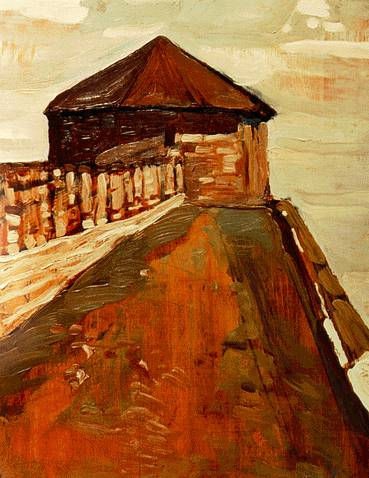 Watchtower in Novgorod by Nicholas Roerich