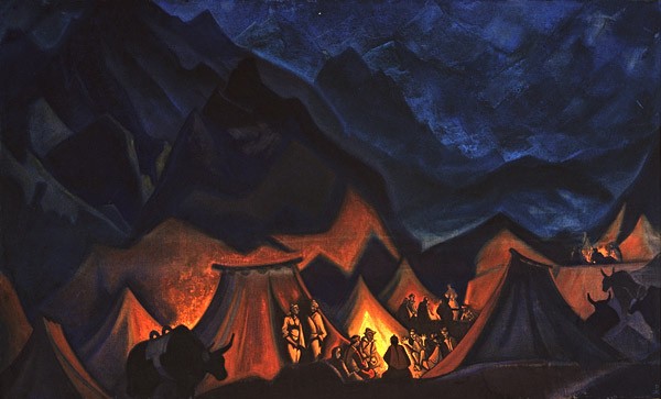 Whispers of desert by Nicholas Roerich