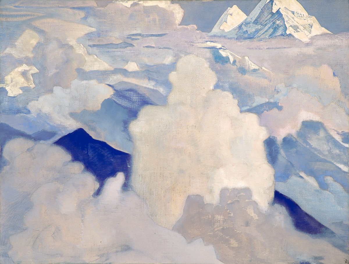 White and Celestial by Nicholas Roerich