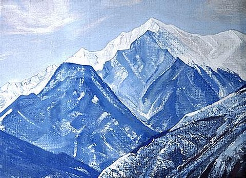 White Himalayas by Nicholas Roerich