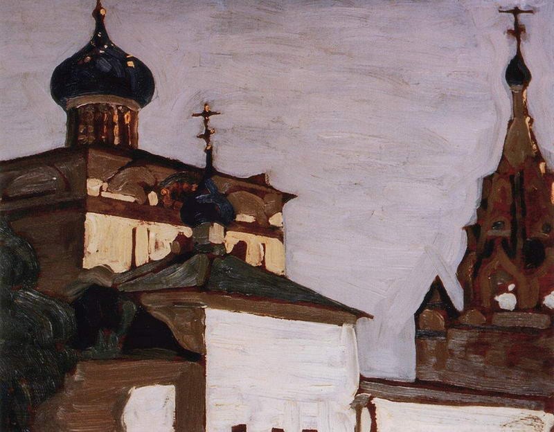 Yaroslavl. Church of Nativity. by Nicholas Roerich