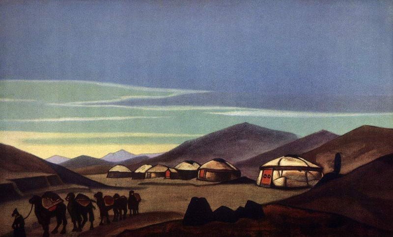 Yurtas by Nicholas Roerich