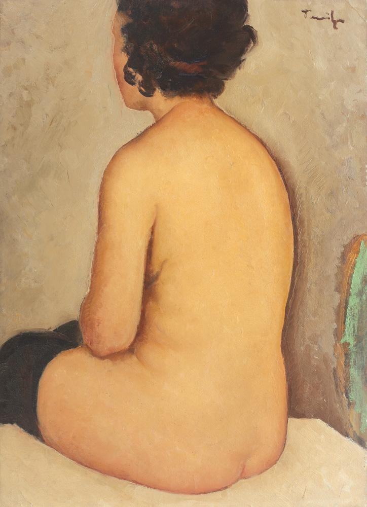 Back Nude by Nicolae Tonitza