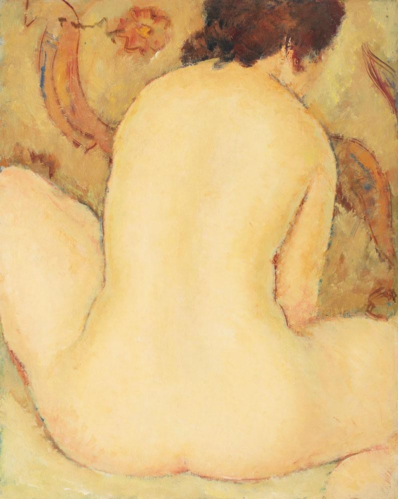 Back Nude by Nicolae Tonitza