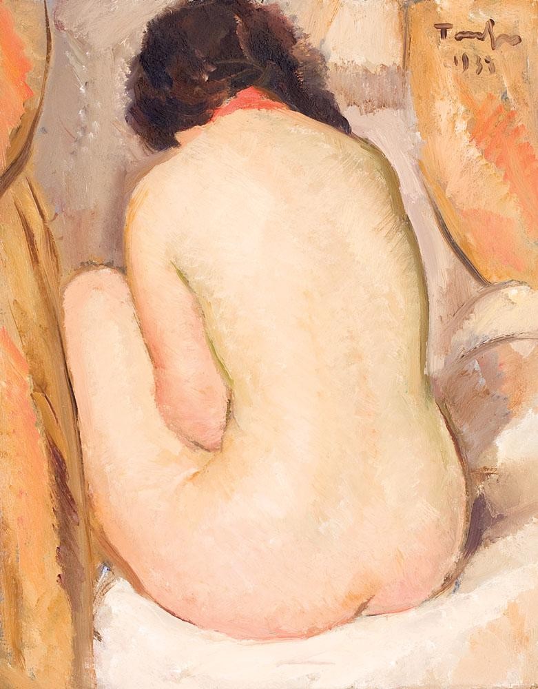 Back Nude (Abibe) by Nicolae Tonitza