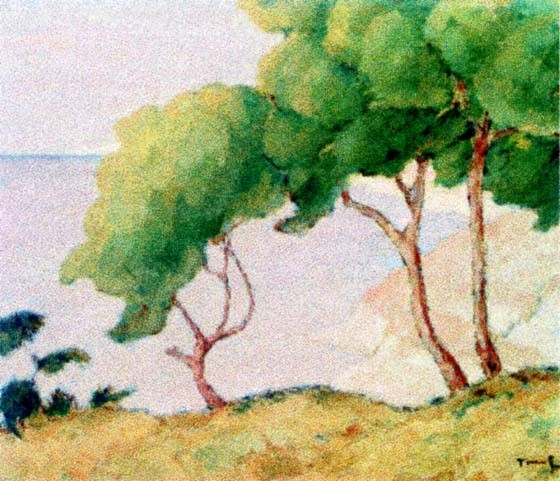 Forest Edge (Balcic) by Nicolae Tonitza
