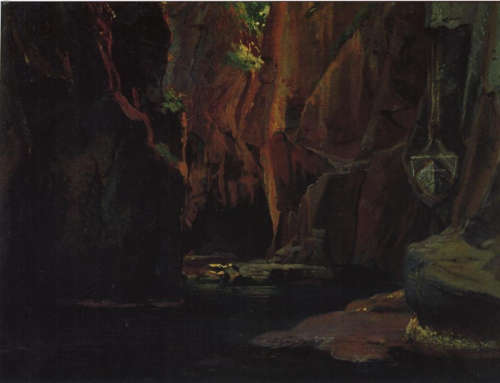 Gorge in the mountains of Carrara by Nikolai Ge