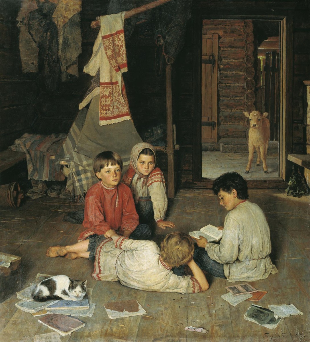 New Fairy Tale by Nikolay Bogdanov-Belsky