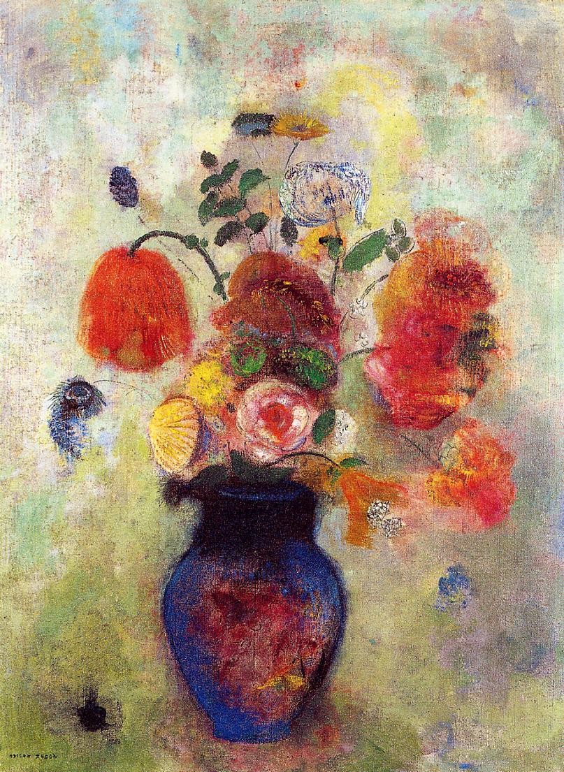 Bouquet of Flowers by Odilon Redon