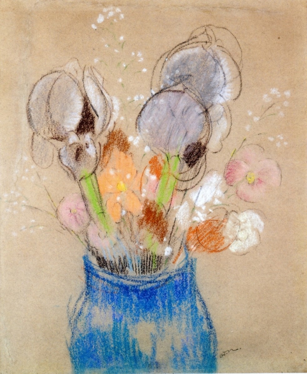 Bouquet of Flowers by Odilon Redon