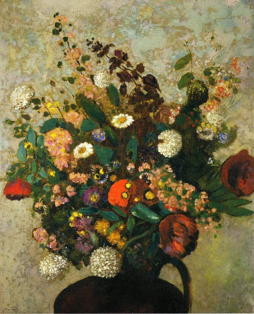 Bouquet of Flowers by Odilon Redon