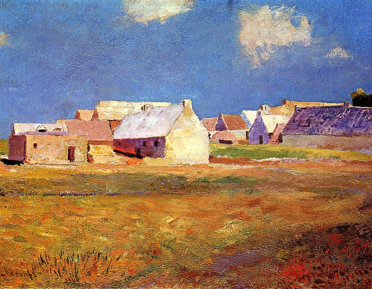 Breton Village by Odilon Redon