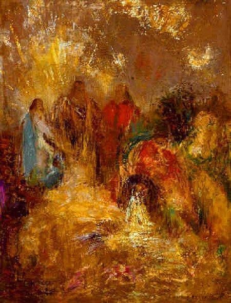 Christ and His Desciples by Odilon Redon
