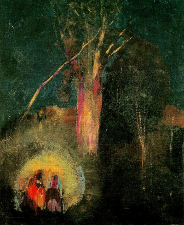 Flight into Egypt by Odilon Redon