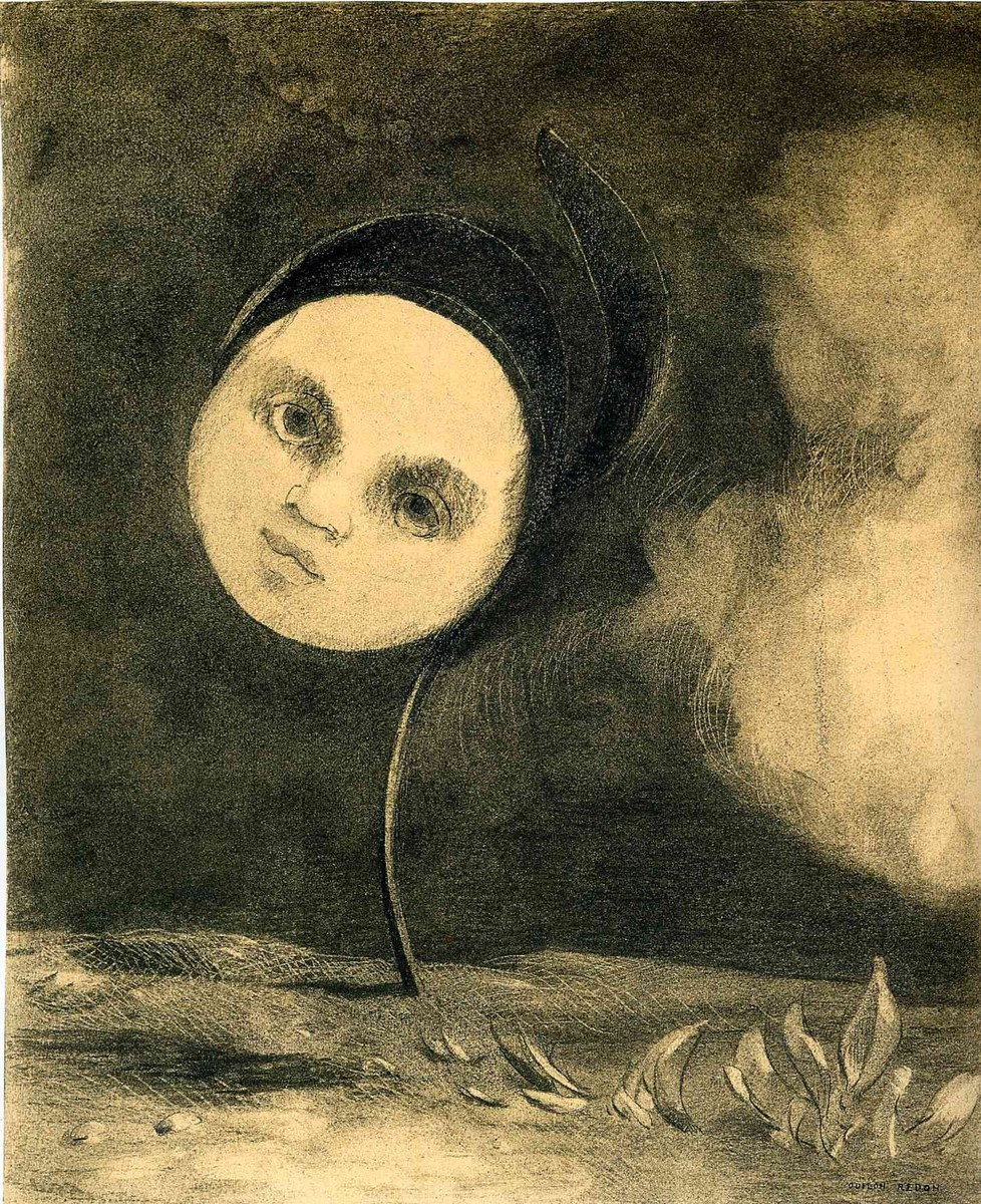 Head on a Stem by Odilon Redon
