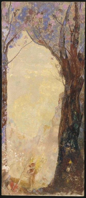 Jacob Wrestling with the Angel by Odilon Redon