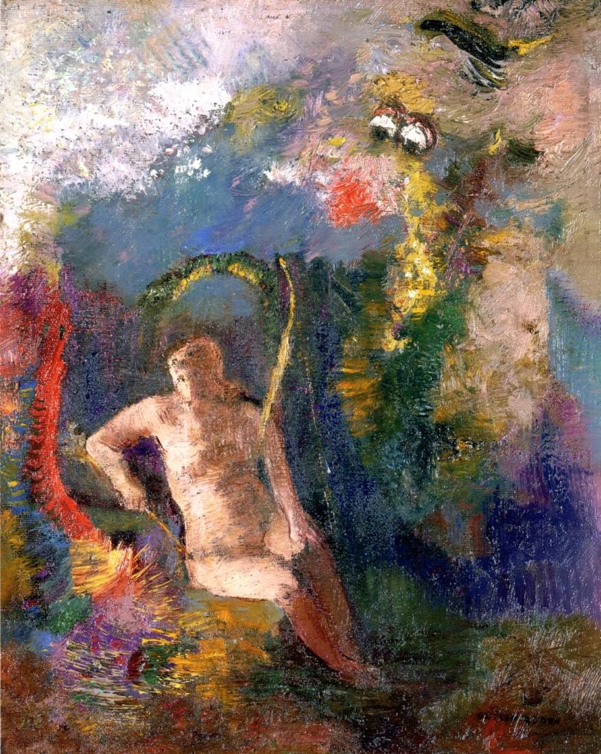 Landscape with Eve by Odilon Redon