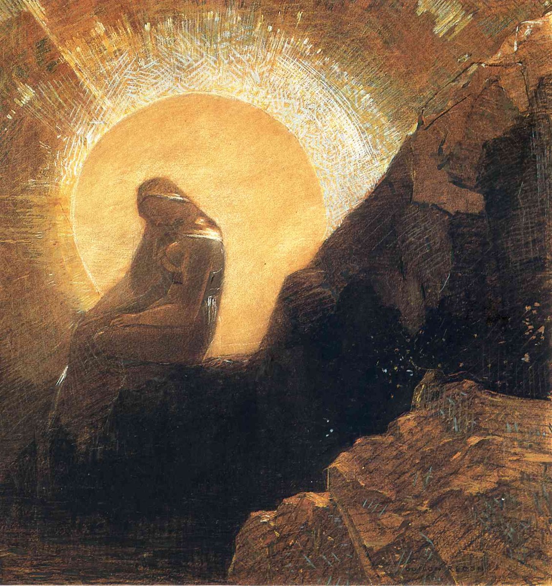 Melancholy by Odilon Redon