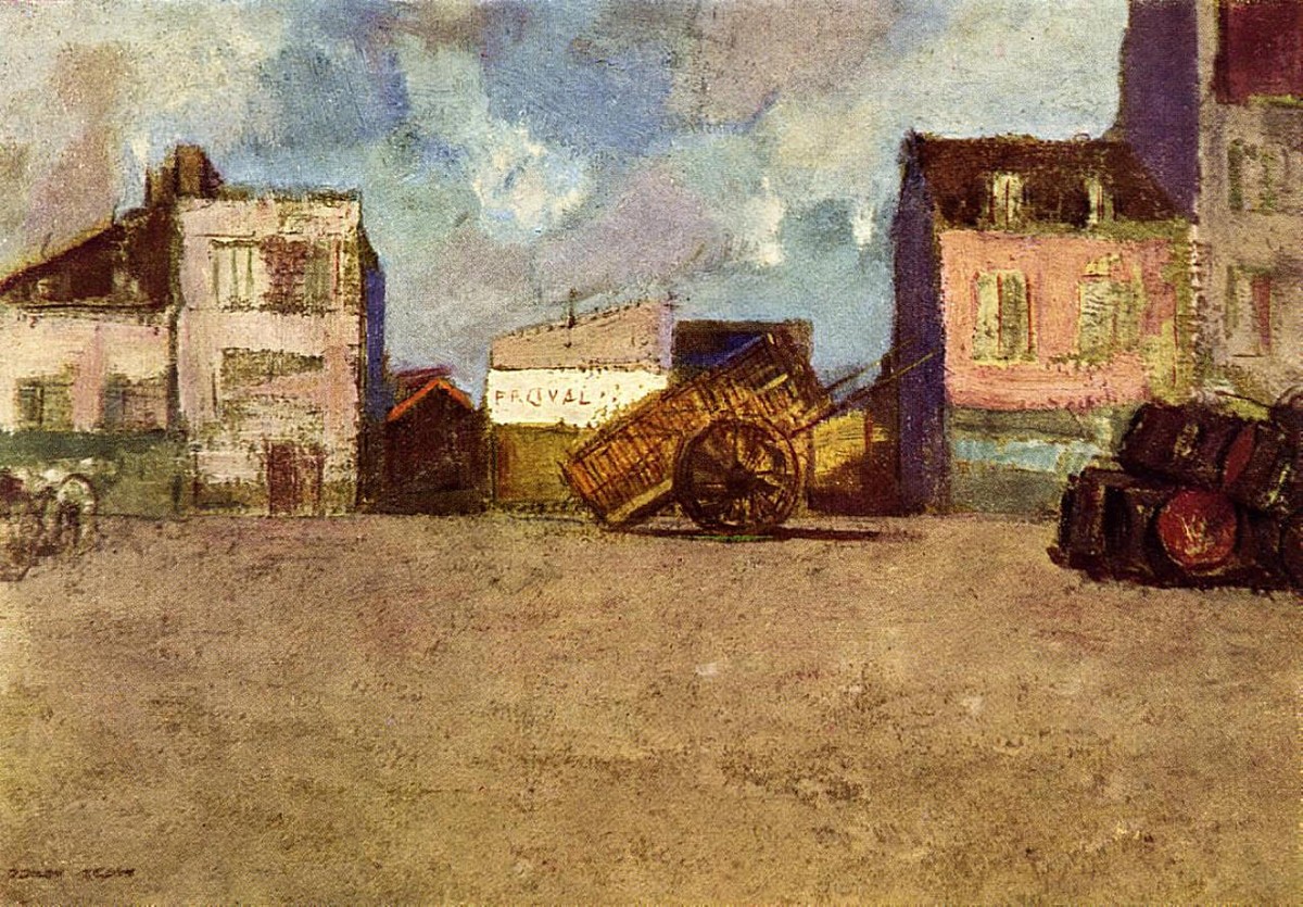 Near the Harbor by Odilon Redon