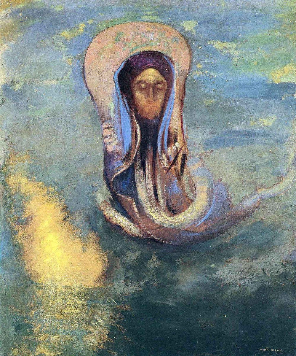 Oannes by Odilon Redon