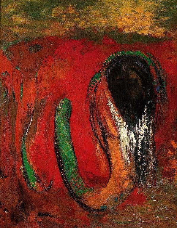 Onnes (Christ and the Serpent) by Odilon Redon