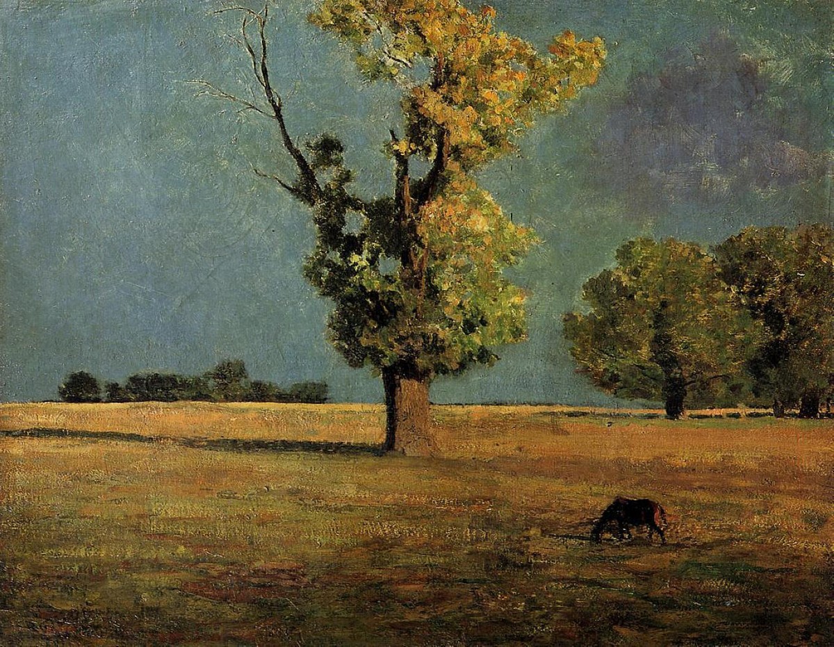 Peyrelebade Landscape by Odilon Redon