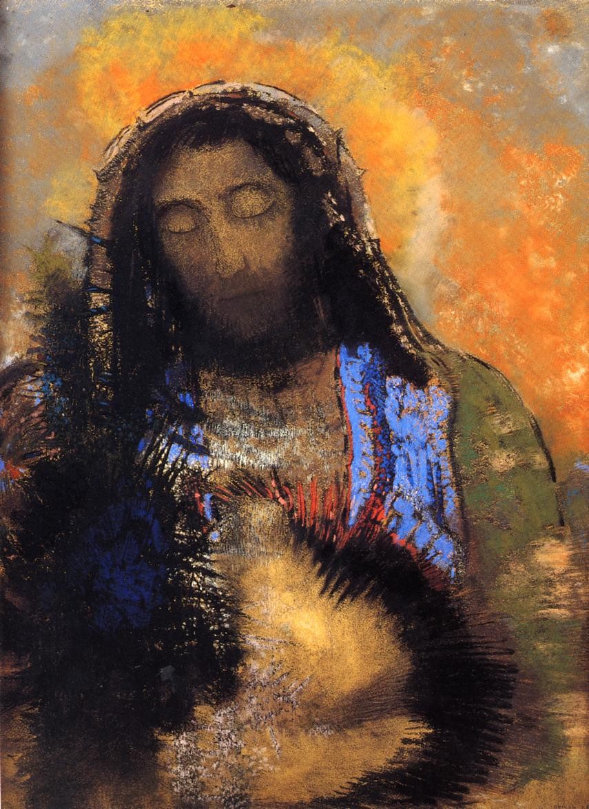 Sacred Heart by Odilon Redon