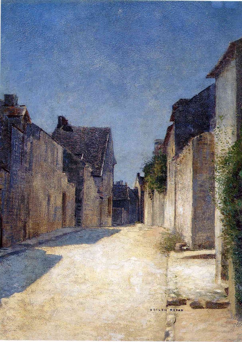 Street in Samois by Odilon Redon