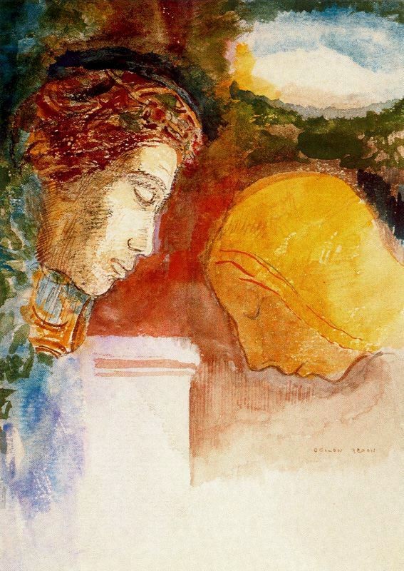 The Blessing by Odilon Redon