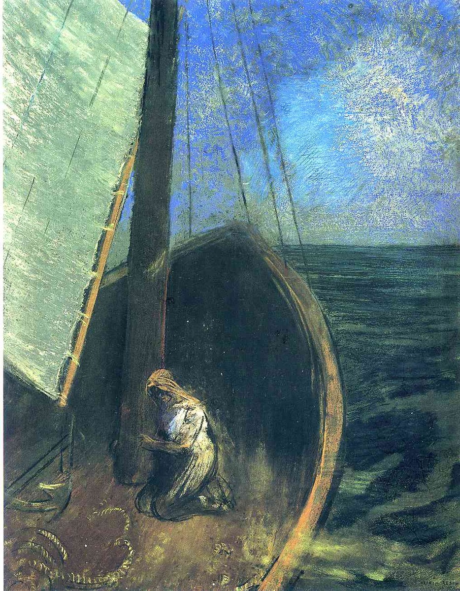The Boat by Odilon Redon