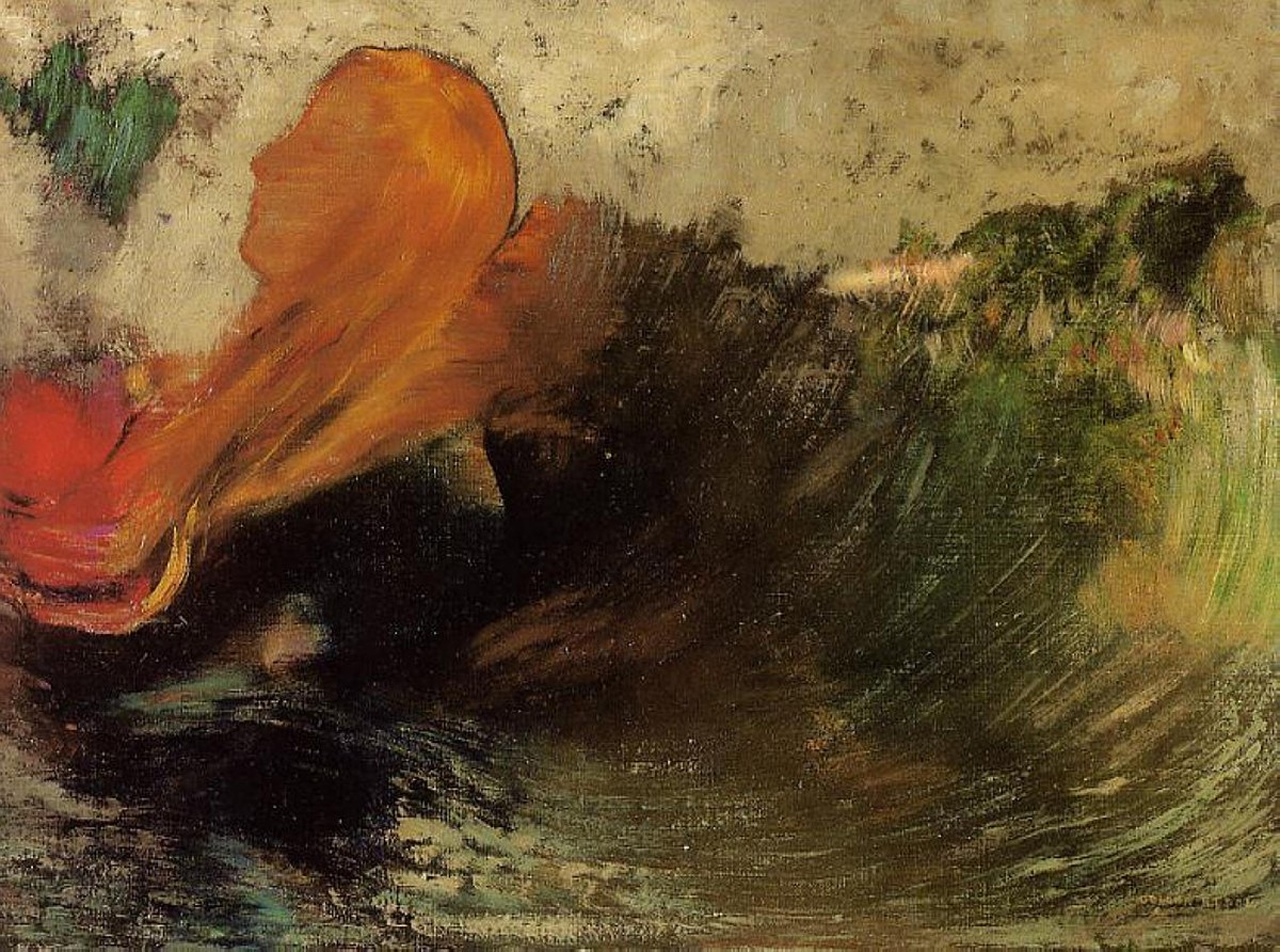 The Death of Ophelia by Odilon Redon