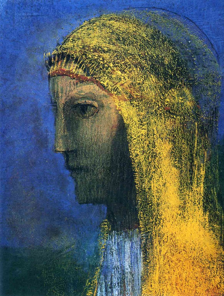 The Druidess by Odilon Redon