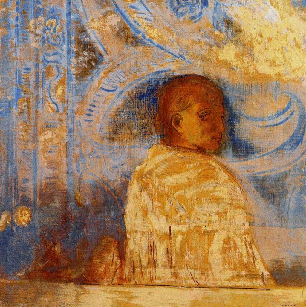 The Glance by Odilon Redon