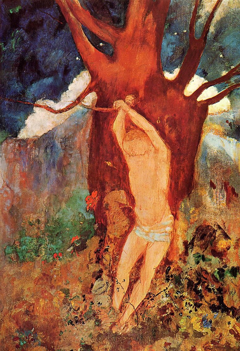 The Martyrdom of Saint Sebastian by Odilon Redon