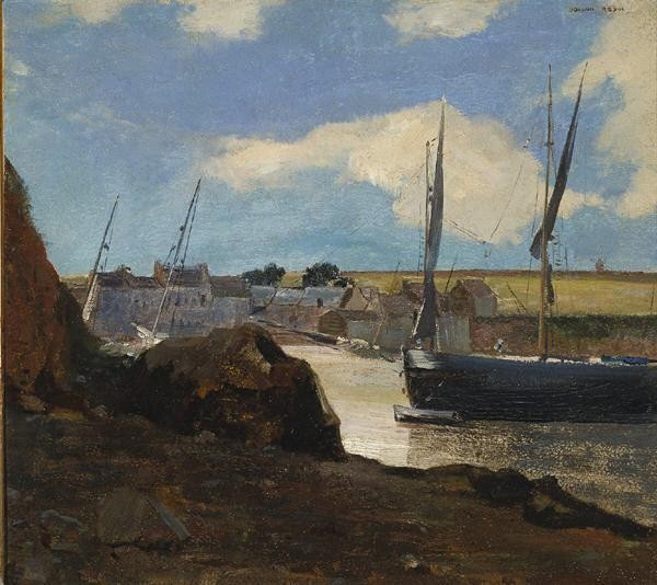 The Port of Morgat by Odilon Redon