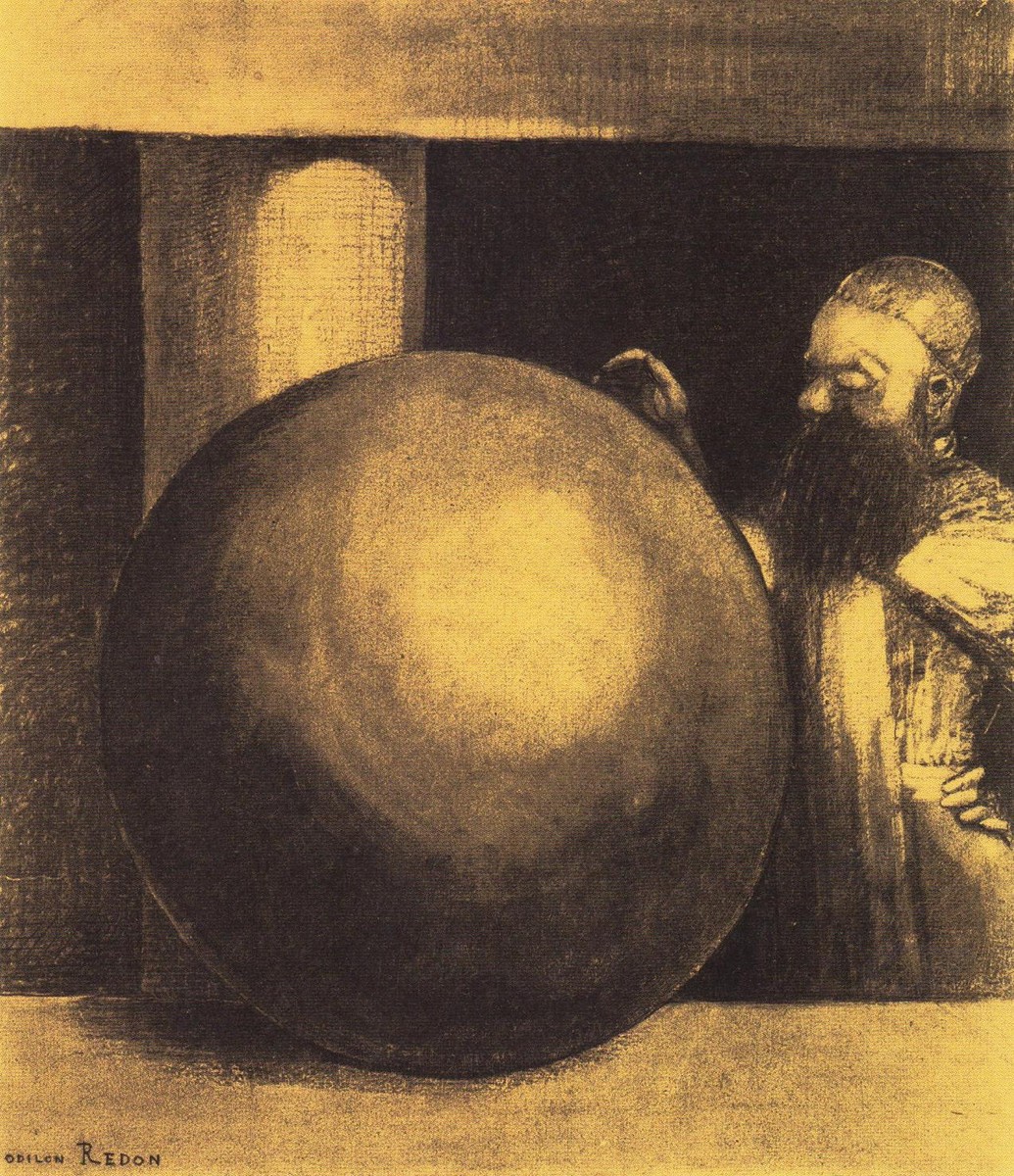 The Prisoner (Boulet) by Odilon Redon