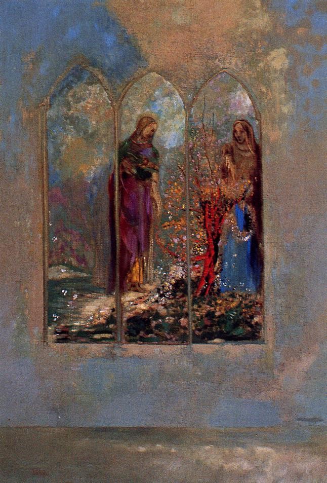 The Window by Odilon Redon