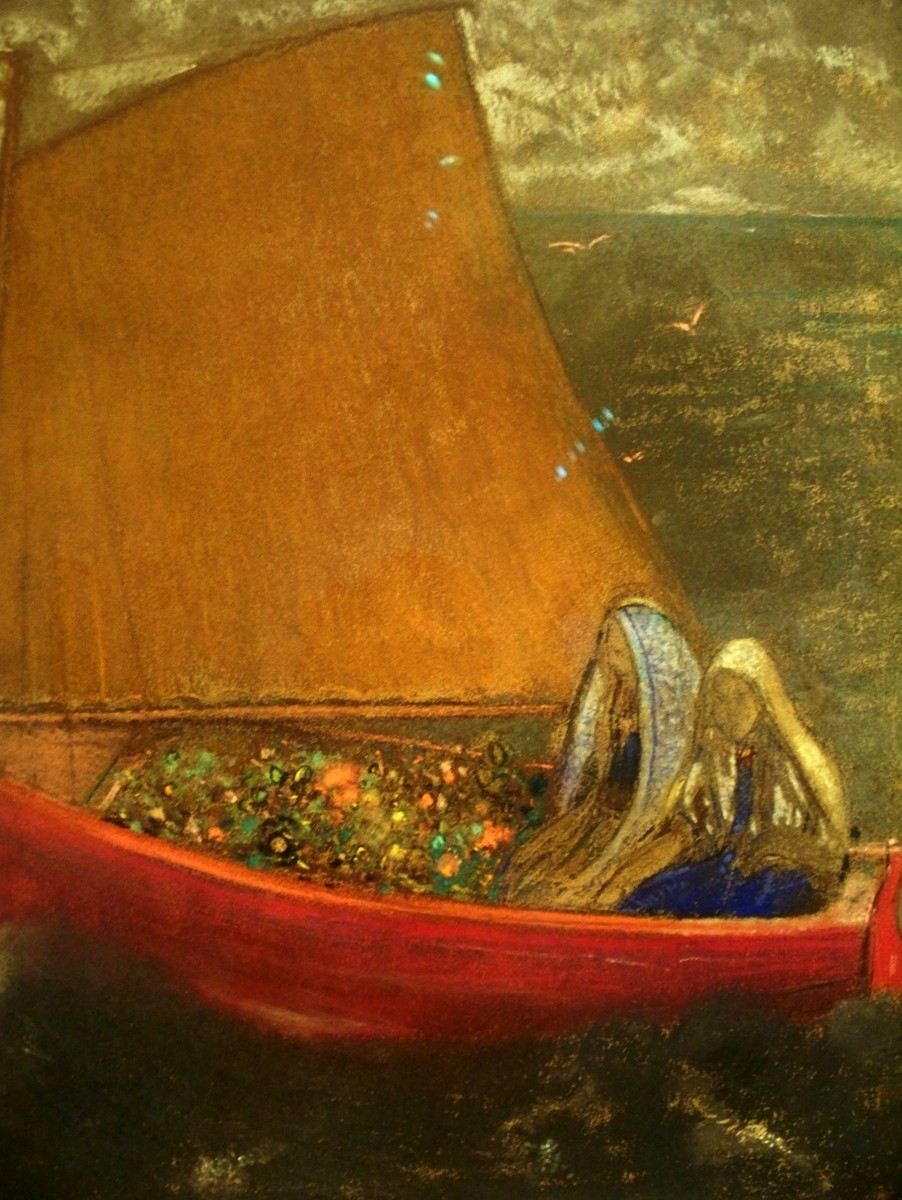 The Yellow Sail by Odilon Redon