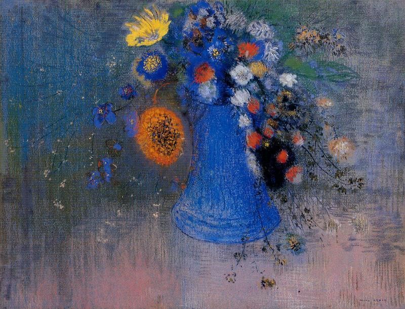 Vase of Flowers by Odilon Redon