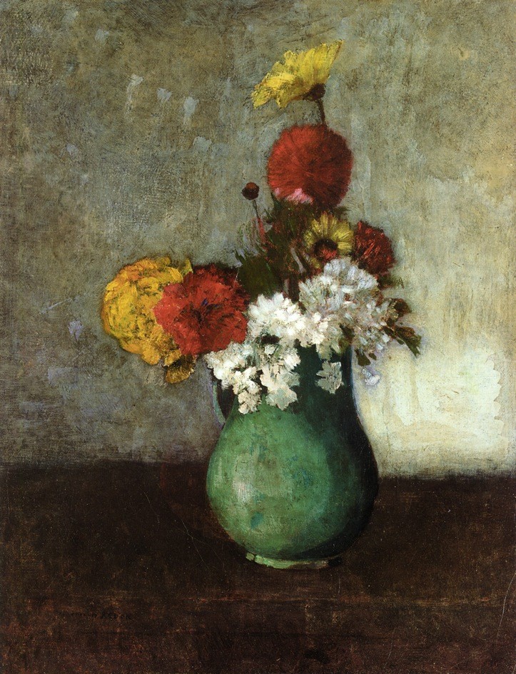 Vase of Flowers by Odilon Redon