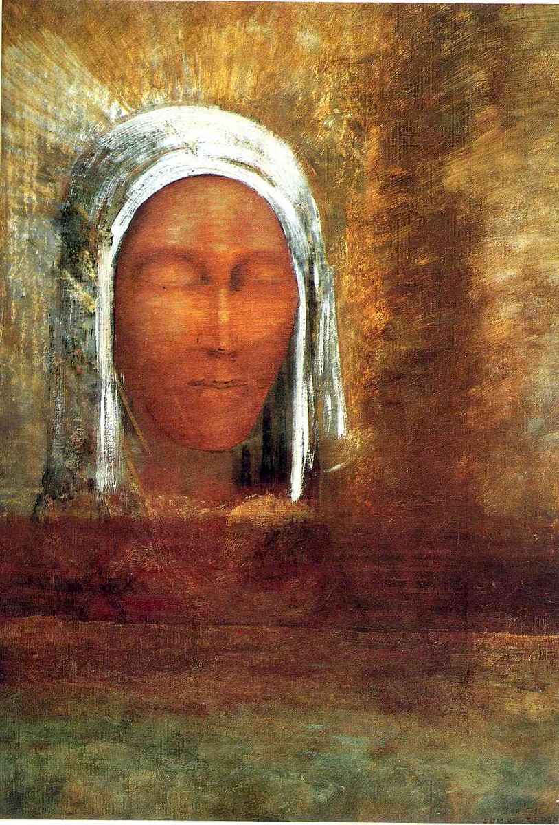 Virgin of the Dawn by Odilon Redon
