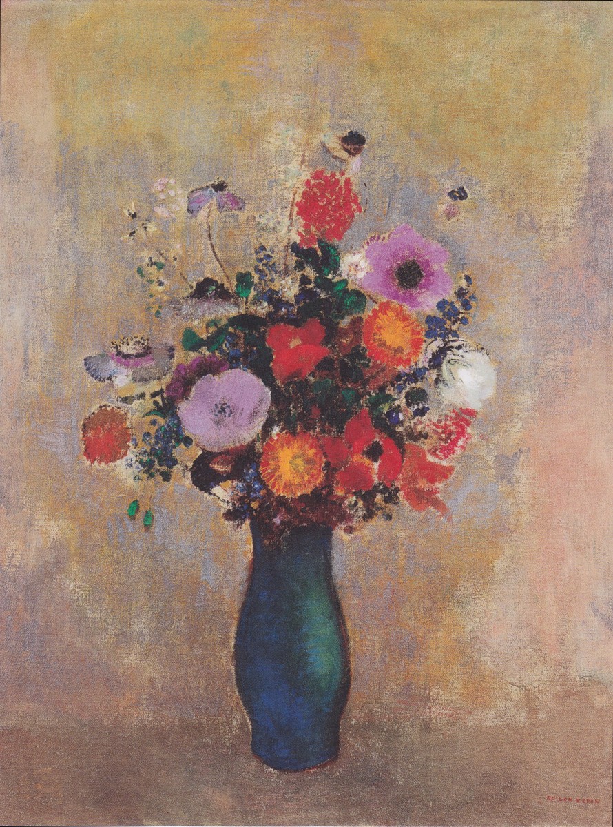 Wildflowers by Odilon Redon