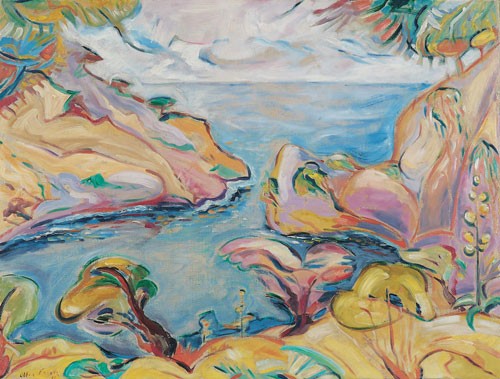 Calanque du Mugel à la Ciotat by Othon Friesz