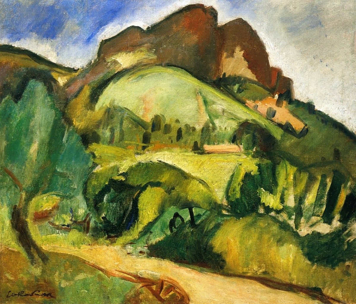 Sainte-Victoire Mountain by Othon Friesz