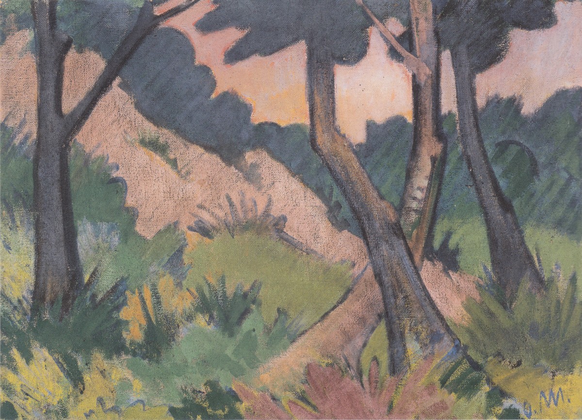 Landschaft Iii by Otto Mueller