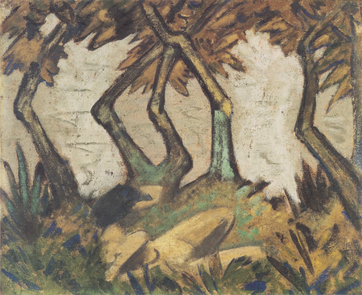 Mädchen Am See by Otto Mueller