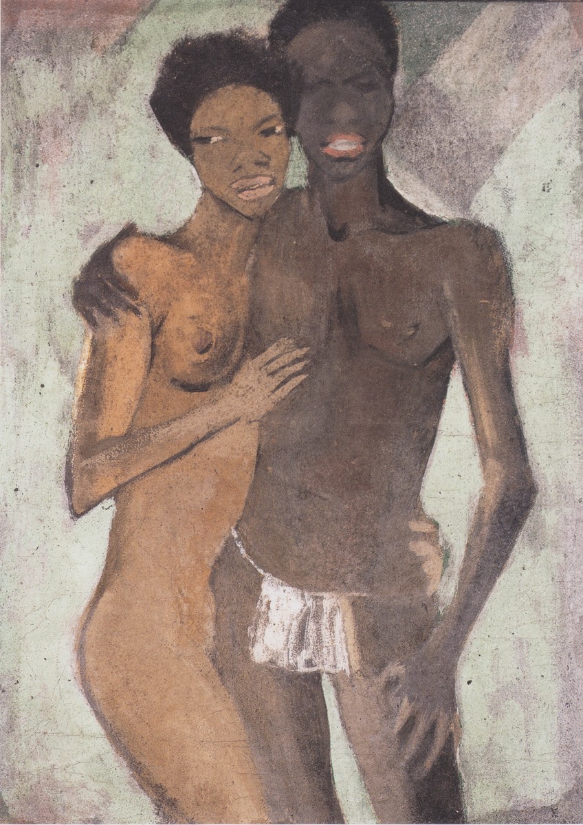 Negerpaar by Otto Mueller