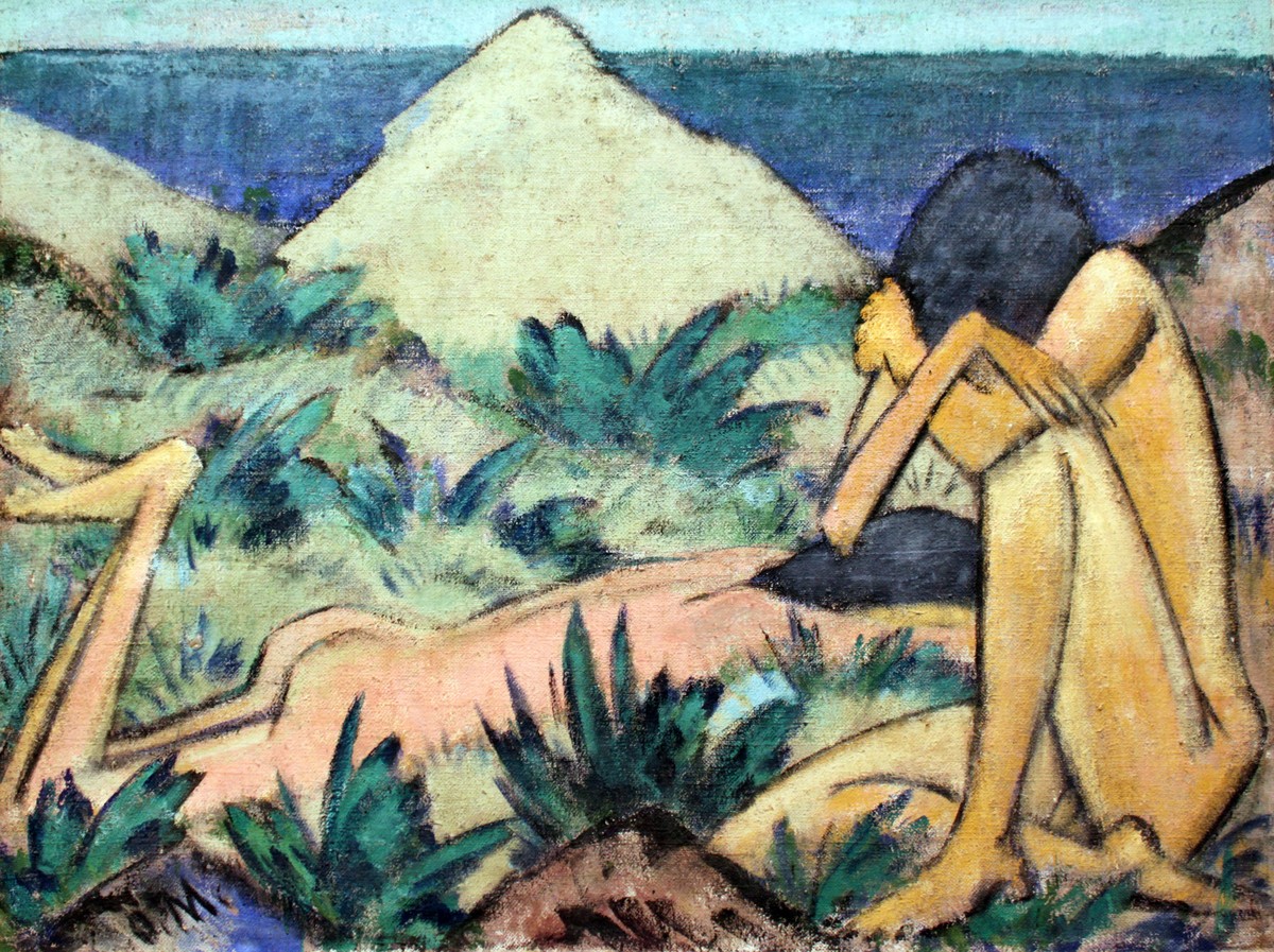 Nudes in the Dunes by Otto Mueller