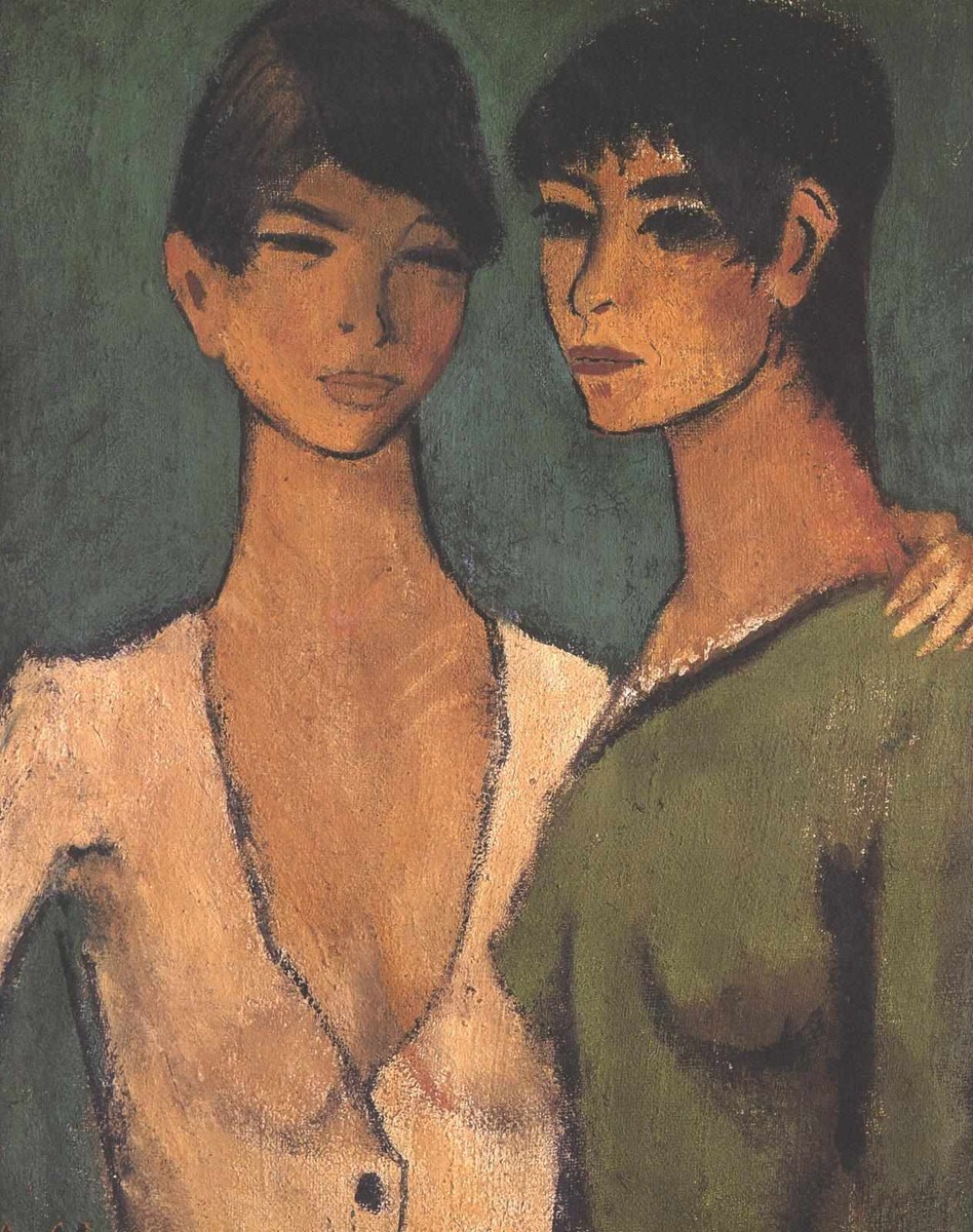 Two Sisters by Otto Mueller